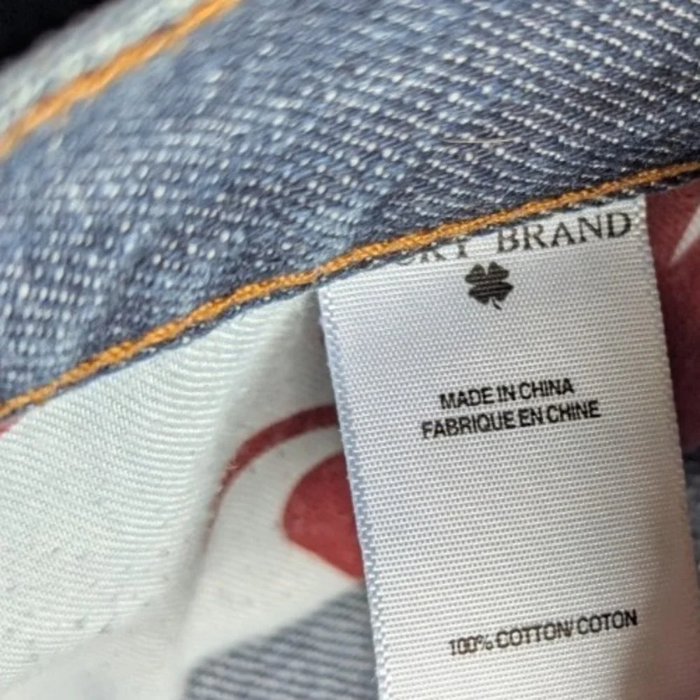 Lucky Brand 181 Relaxed Straight Mens Jeans 38x32 Blue Medium Wash Stretch Denim